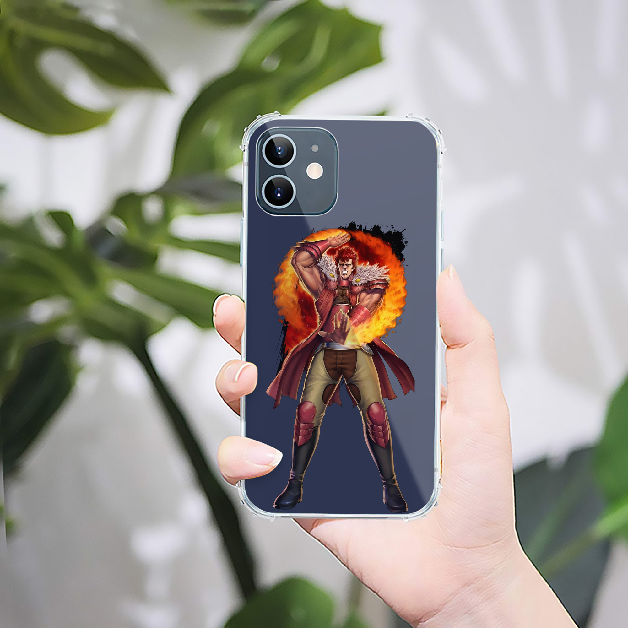 （画像用） 北斗の拳 Fist of the North Star 【iPhone 12シリーズ対応】透明スマホケース（クリアソフトケース）